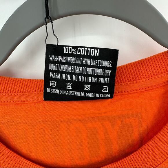 Cycology Feet in the Pedals Tee in orange Size L - Picture 4 of 6